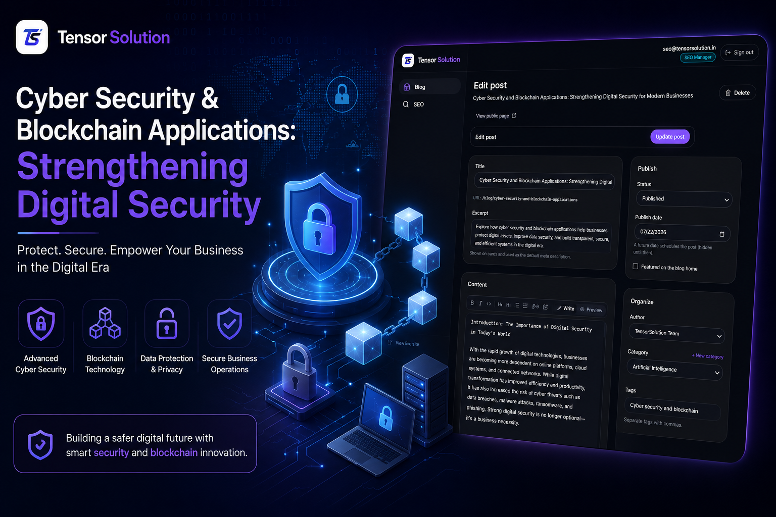 Cyber security and blockchain applications